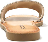 Women Casual Rhinestones Crystal Jewel Comfort Flip Flop Fashion Slide Flat Sandals Justice by Soda