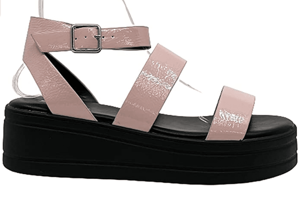 Women’s Open Toe Ankle Strap Platform Wedge Sandals Kona by SODA