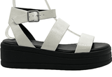 Women’s Open Toe Ankle Strap Platform Wedge Sandals Kona by SODA