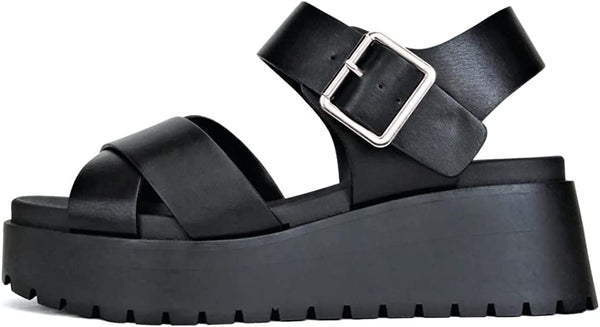 Soda Open Toe Platform Sandals Alyssa | Shoe Time