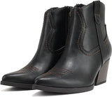 Soda Abeam Western Ankle Pointed Toe Bootie
