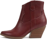 Soda Abeam Western Ankle Pointed Toe Bootie