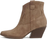 Soda Abeam Western Ankle Pointed Toe Bootie