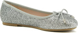 Silver Girls Soda Little Kid Sparkle Ballet Shoes | Shoe Time